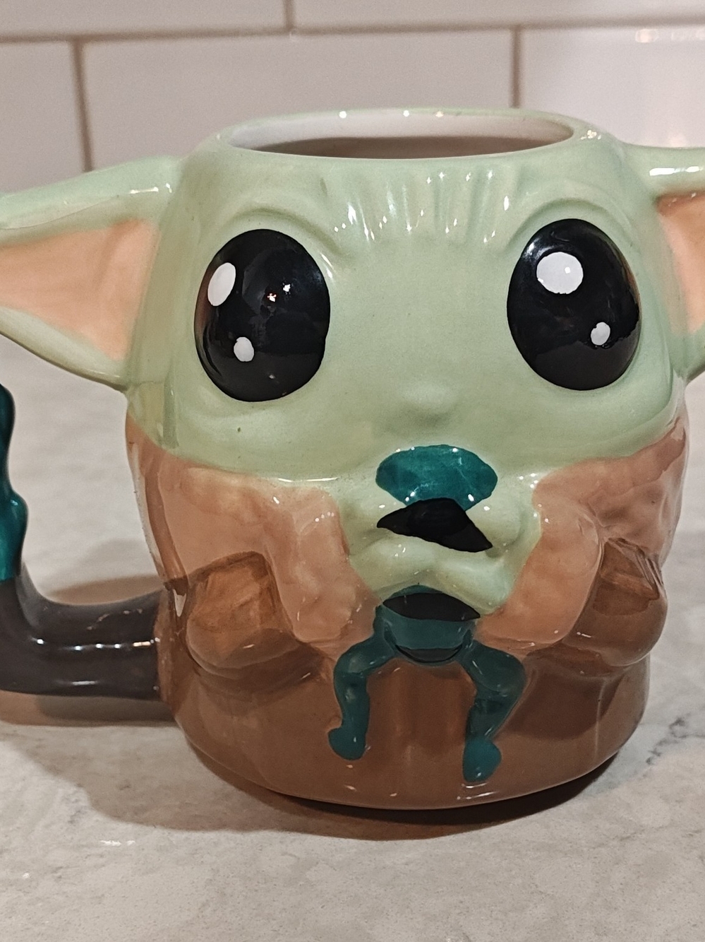 Star Wars Grogu Baby Yoda 3D Ceramic Mug Zak Designs 11.5 oz Mandalorian